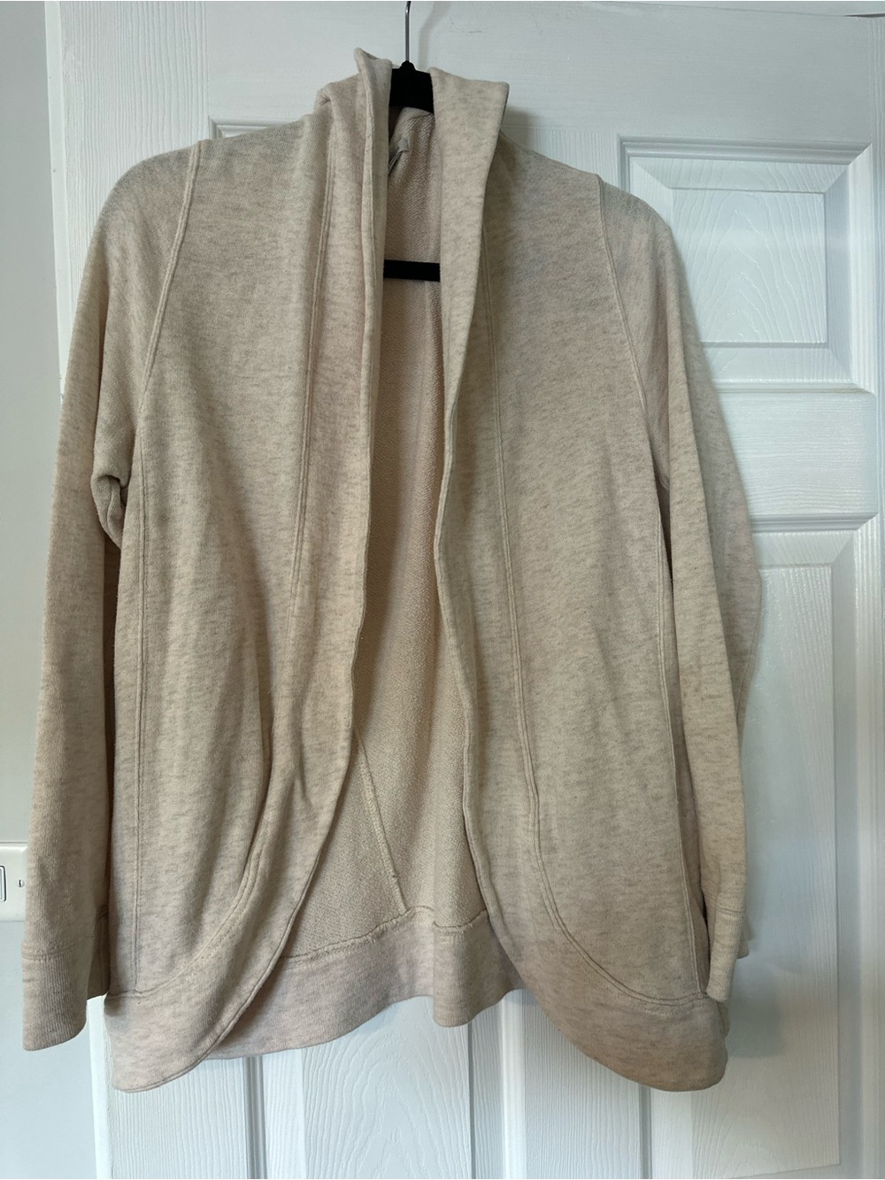 Ecote Cream Colored Open Front Cardigan